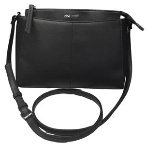 NINE WEST KINLEIGH CROSSBODY BAG BLACK SIGNATURE LOGO HARDWARE Brand New Buya